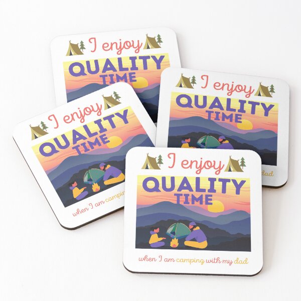 Item preview, quality time - camping with dad designed and sold by onum2018.