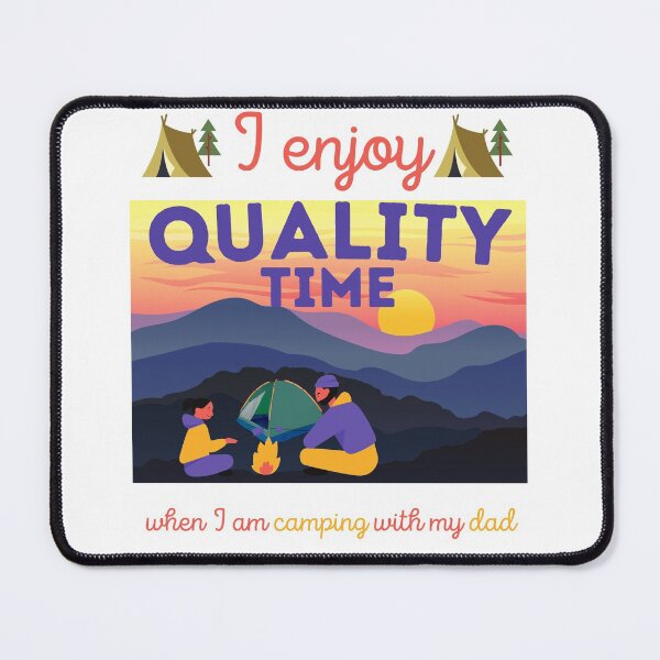 Item preview, quality time - camping with dad designed and sold by onum2018.