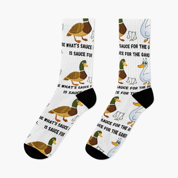Item preview, What’s sauce for the goose is sauce for the gander.  designed and sold by Hinny8.