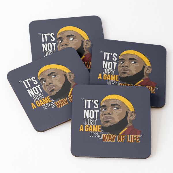 Item preview, Basketball Star Lebron James It's Not Just A Game designed and sold by IKERAS.