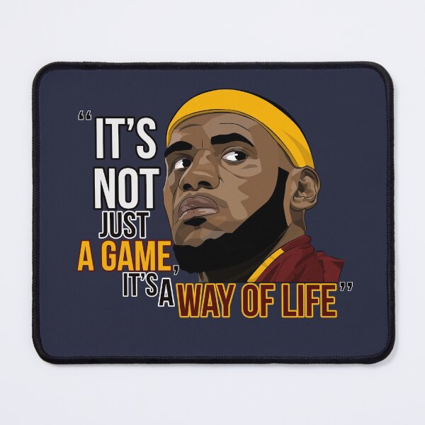 Item preview, Basketball Star Lebron James It's Not Just A Game designed and sold by IKERAS.