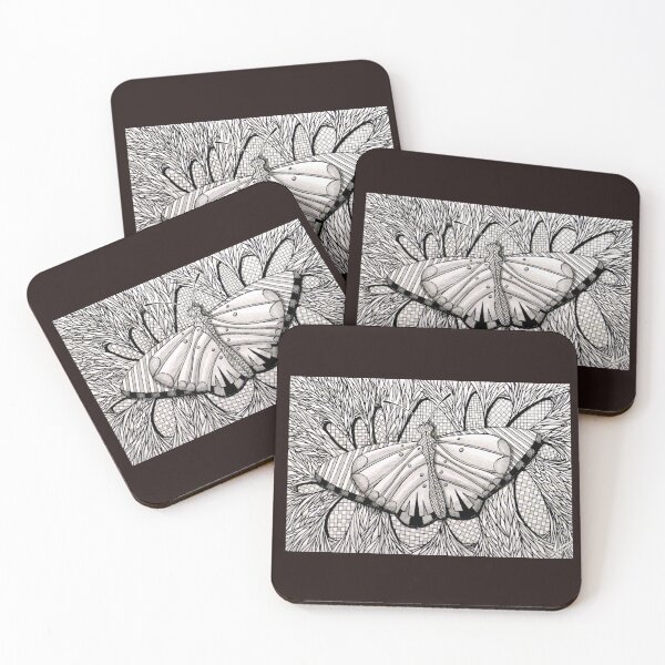 Item preview, 303 - BUTTERFLY DESIGN - 03 - DAVE EDWARDS -  INK - 2021 designed and sold by BLYTHART.