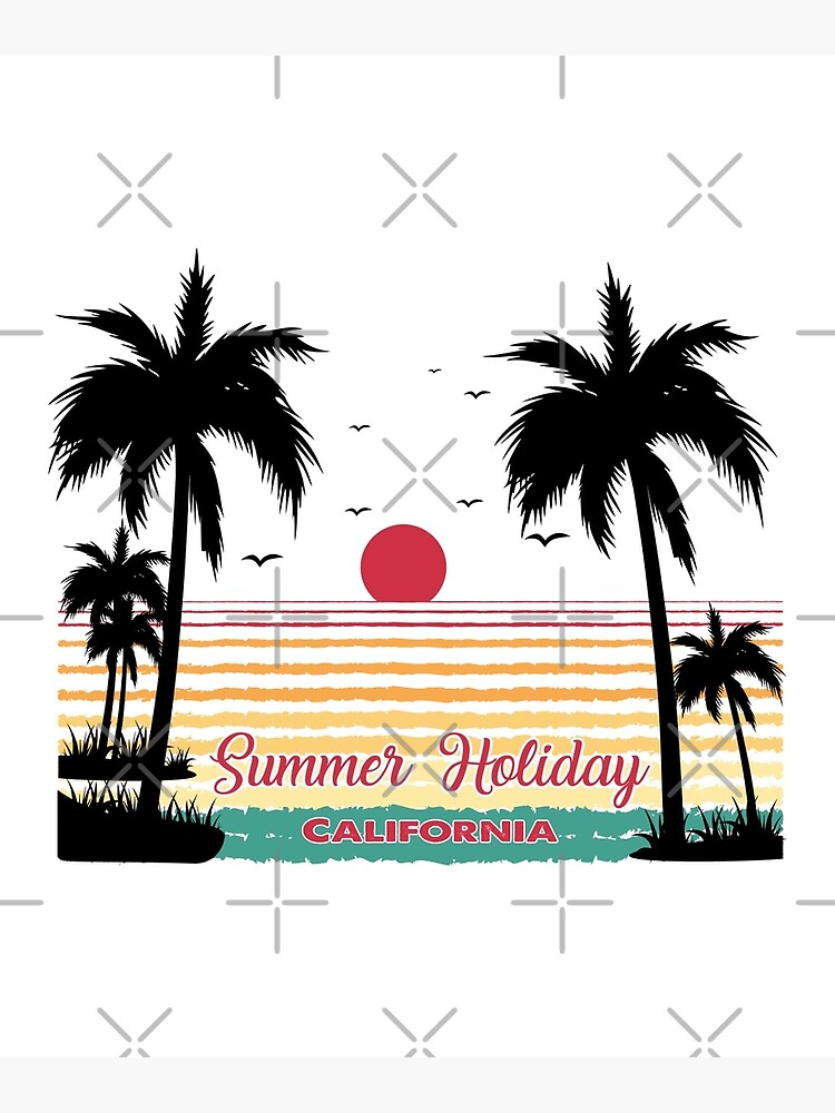 Premium Vector  Los angeles california on summer theme graphic