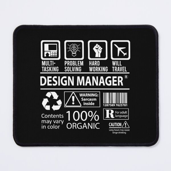 Item preview, Design Manager T Shirt - MultiTasking Certified Job Gift Item Tee designed and sold by sabinacsnm.