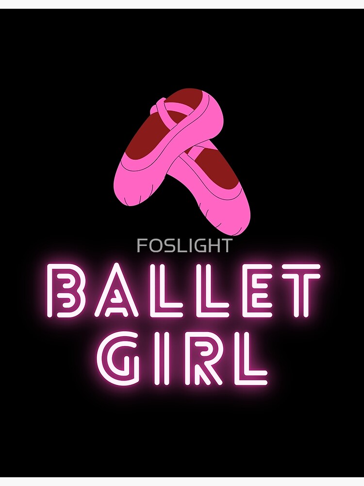 Discover Shiny Ballet Girl Premium Matte Vertical Poster