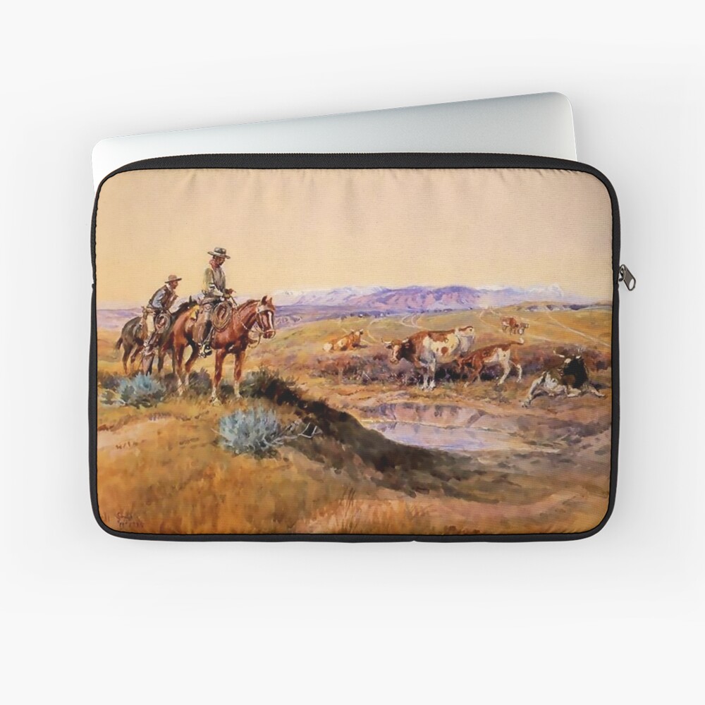“Worked Over” Western Art by Charles M Russell iPhone Case