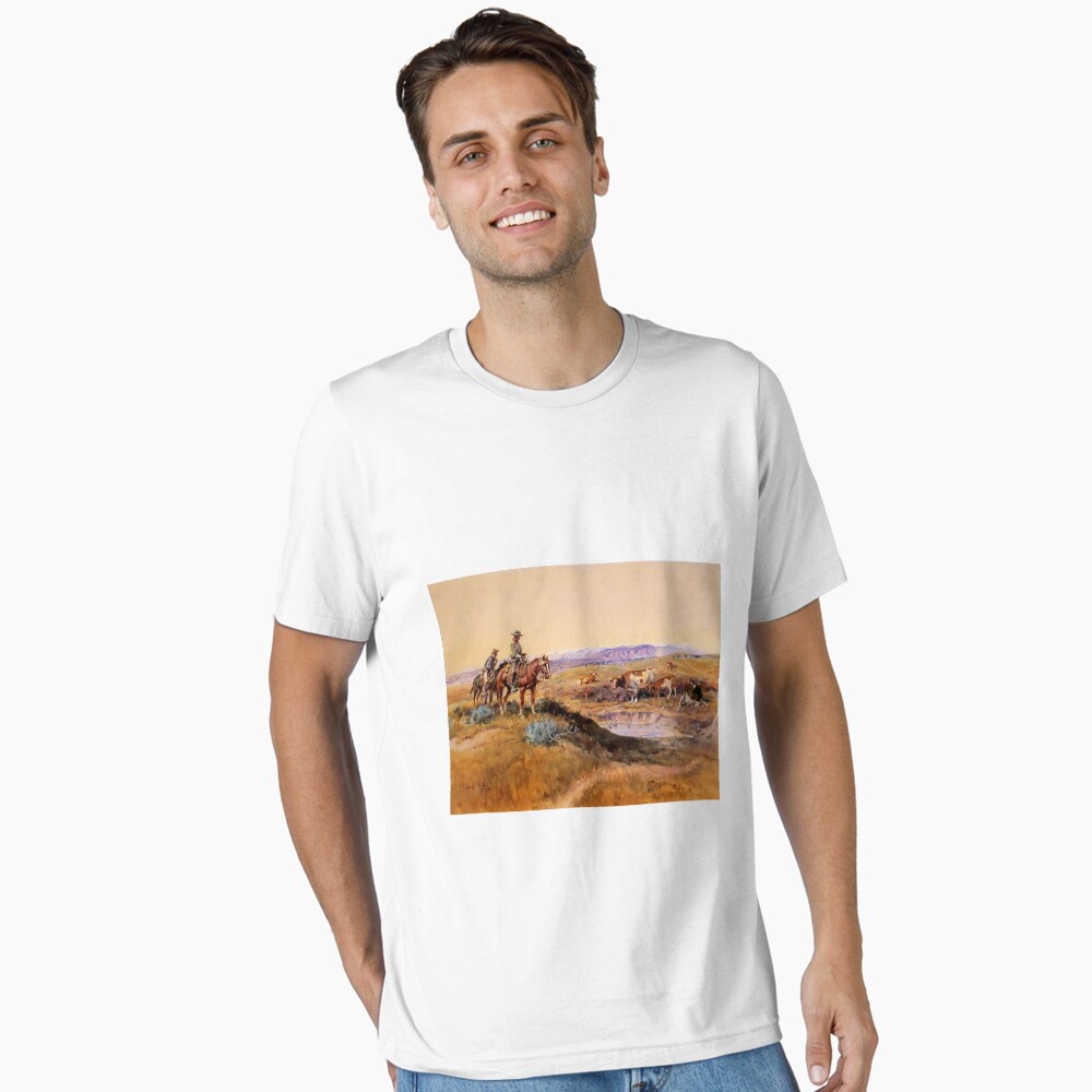 “Worked Over” Western Art by Charles M Russell iPhone Case