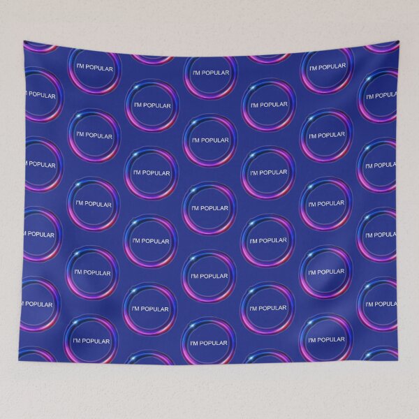 Item preview, The Circle Design I_m Popular  Active  designed and sold by NomadDrips.