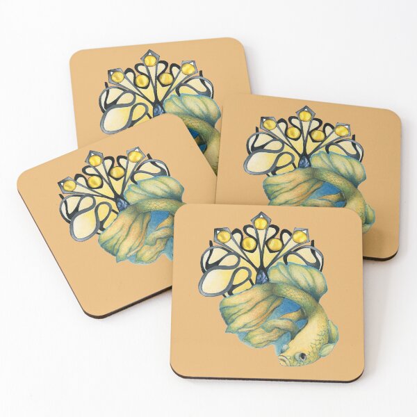 Item preview, Swimming fish with filigree designed and sold by KnowingWonder.