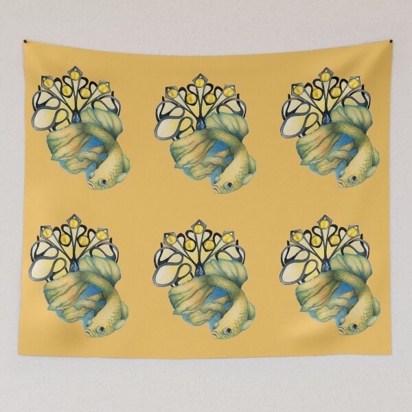 Item preview, Swimming fish with filigree designed and sold by KnowingWonder.