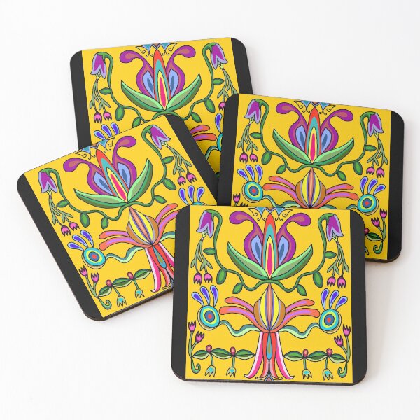 Item preview, Bright Flowers on Yellow designed and sold by KarenDeLeary.