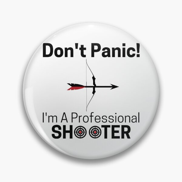 Item preview, Don't Panic! I'm A Professional Shooter Funny T-shirt men gift women gift designed and sold by InnovantDesigns.