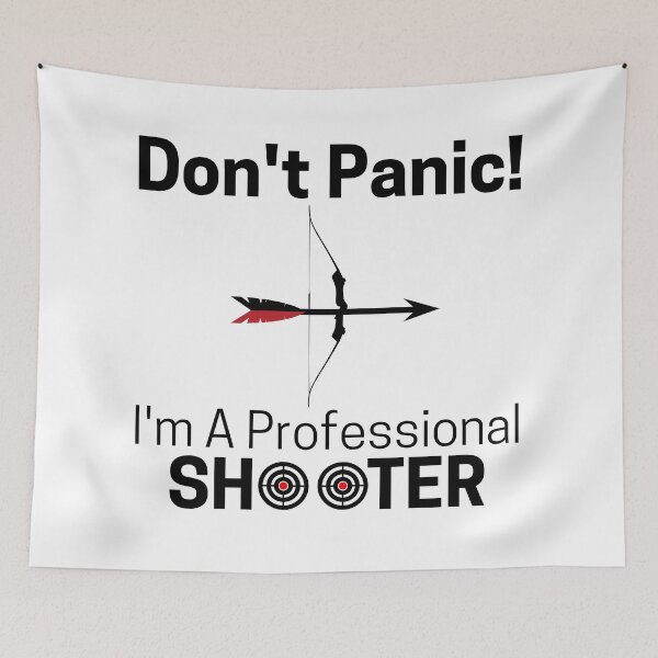 Item preview, Don't Panic! I'm A Professional Shooter Funny T-shirt men gift women gift designed and sold by InnovantDesigns.