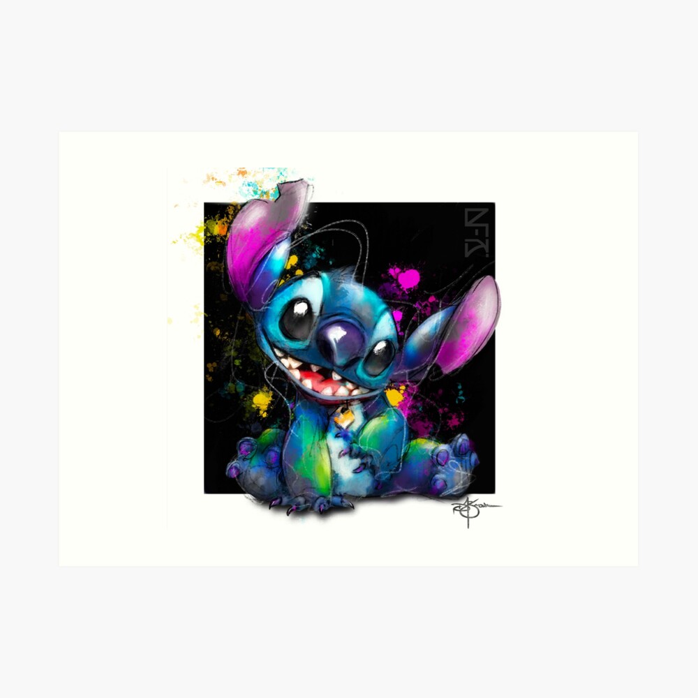 Cute Stitch Art Board Print for Sale by brittarendt