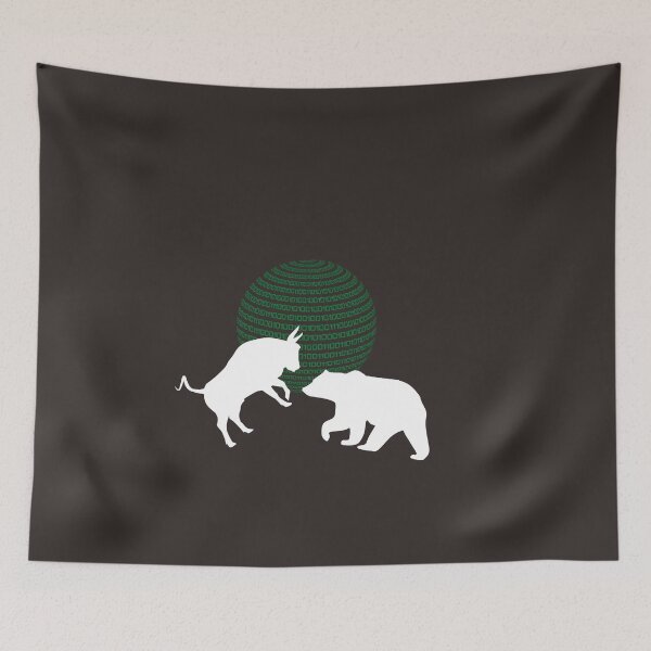 Item preview, Bear and Bull market- Funny gift – Market lover - Unique gift for stock market, crypto, options trader, forex traders and day traders  designed and sold by TradingTeesKids.
