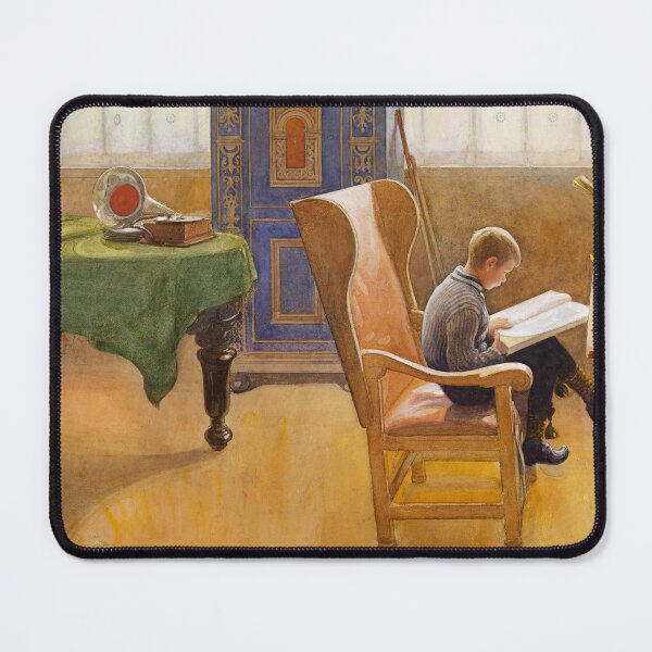 Item preview, Esbjörn at the Study Corner - Carl Larsson designed and sold by brushandframes.