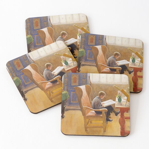 Item preview, Esbjörn at the Study Corner - Carl Larsson designed and sold by brushandframes.