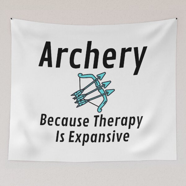 Item preview, Archery Because Therapy Is Expansive Funny T-shirt men gift women gift designed and sold by InnovantDesigns.