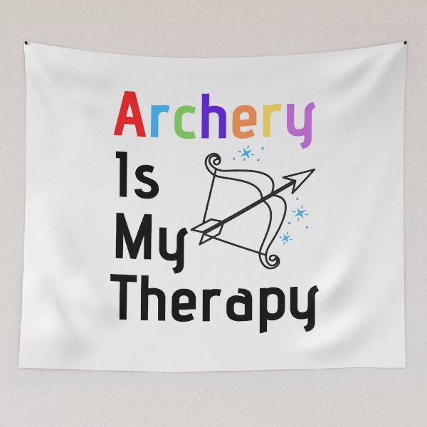 Item preview, Archery Is My Therapy Funny T-shirt men gift women gift designed and sold by InnovantDesigns.
