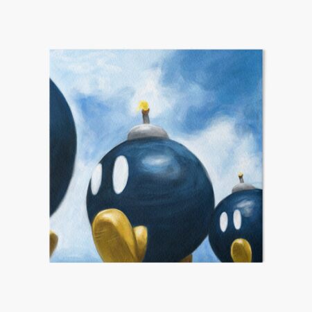 Item preview, Bob-omb Battlefield Print Artwork designed and sold by shindy89.
