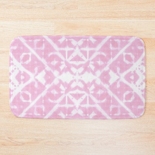 Item preview, Pink and white diamond shibori tie-dye designed and sold by marufemia.