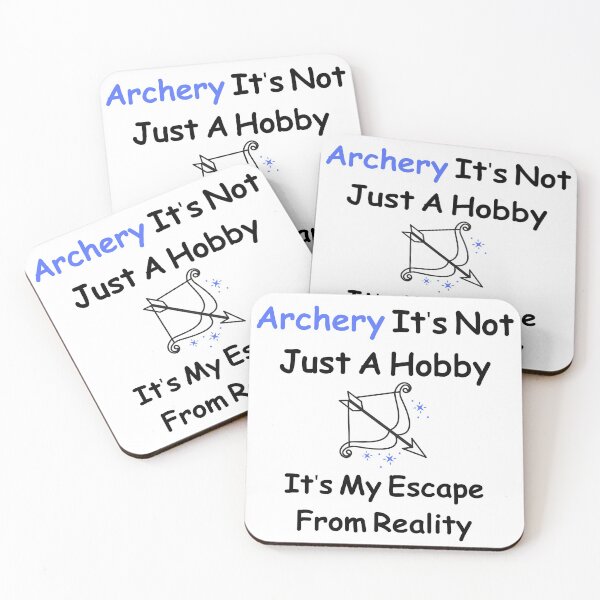 Item preview, Archery It's Not Just A Hobby It's My Escape From Reality Funny T-shirt men gift women gift designed and sold by InnovantDesigns.