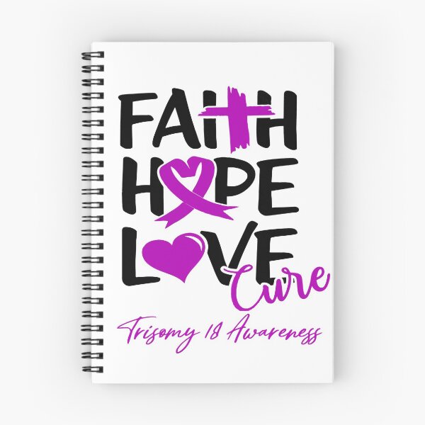 Item preview, Faith Hope Love Cure Trisomy 18 Awareness designed and sold by Grooffos.