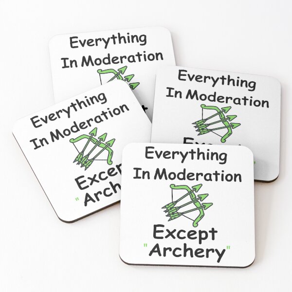 Item preview, Everything In Moderation Except Archery Funny T-shirt men gift women gift designed and sold by InnovantDesigns.
