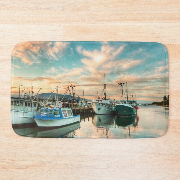 Item preview, Sunset, Boats moored at Bermagui, New South Wales, Australia designed and sold by Jaydee001.