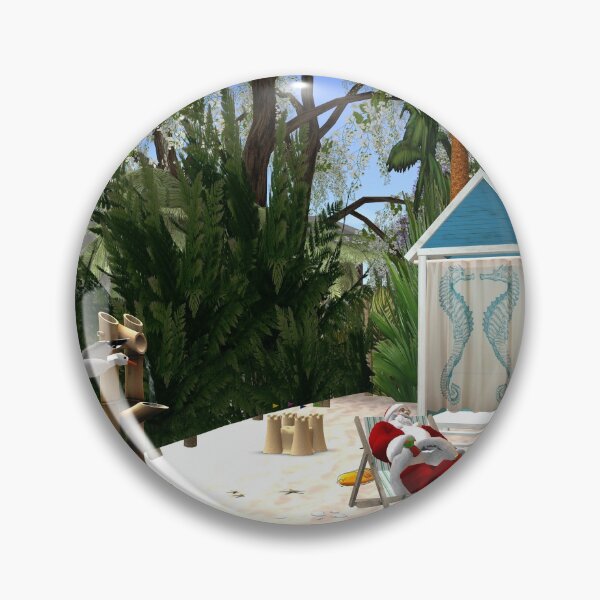 Item preview, santa in summer designed and sold by The Poette.