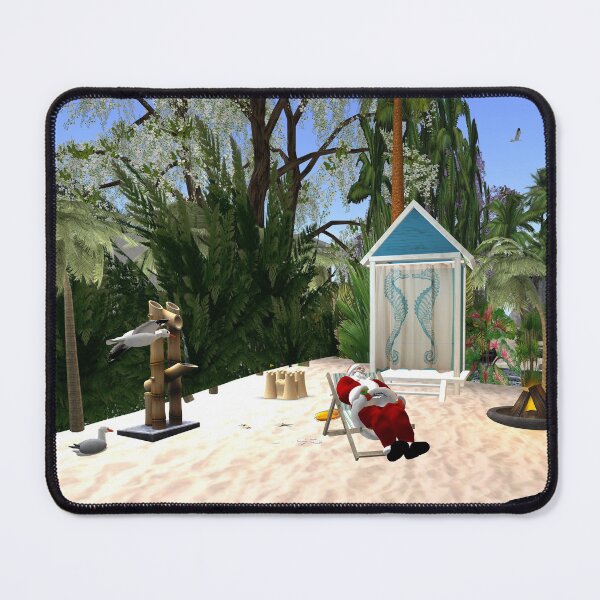 Item preview, santa in summer designed and sold by The Poette.