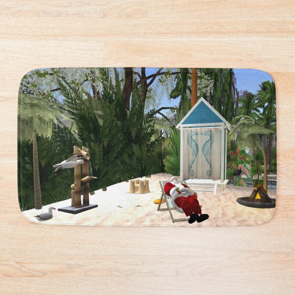 Item preview, santa in summer designed and sold by The Poette.
