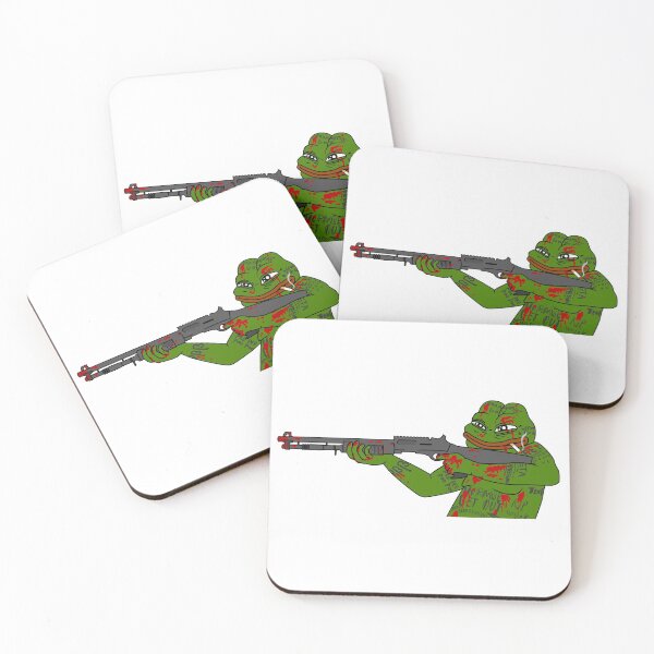 Item preview, Pepe Shooting With Rifle Weapon Vector Illustration designed and sold by ShopEasy9.