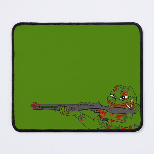 Item preview, Pepe Shooting With Rifle Weapon Vector Illustration designed and sold by ShopEasy9.