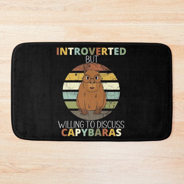 Item preview, INTROVERTED But Willing To Discuss CAPYBARA designed and sold by Wheeler-Styl3.