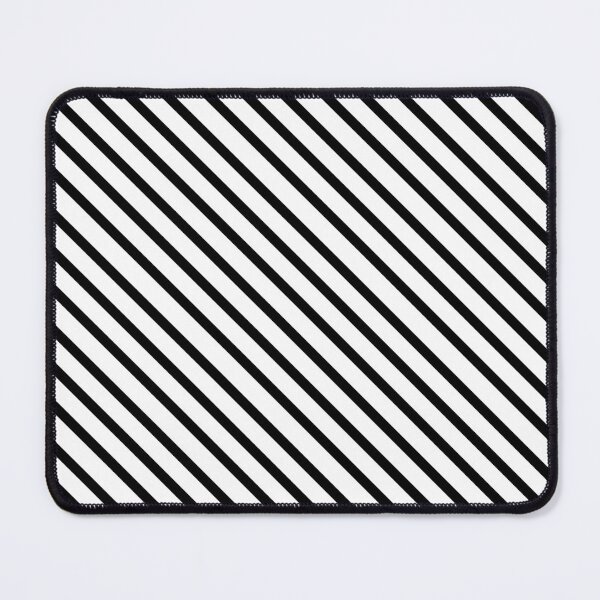 Item preview, Classic Black Diagonal Stripe | Black and White designed and sold by WordsToArt.