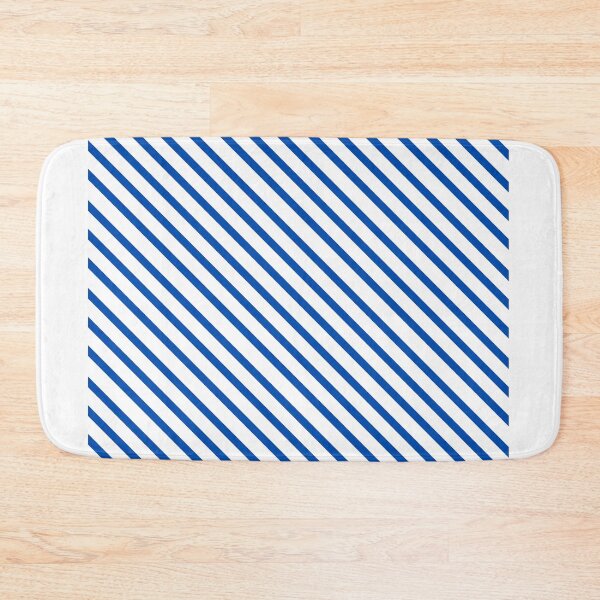 Item preview, Classic Diagonal Stripe | Blue and White designed and sold by WordsToArt.