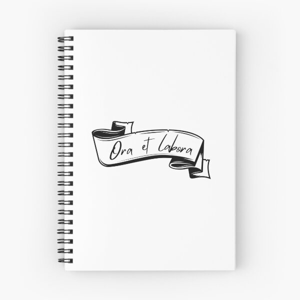 Item preview, Catholic phrase ora et labora designed and sold by natalisdesign.