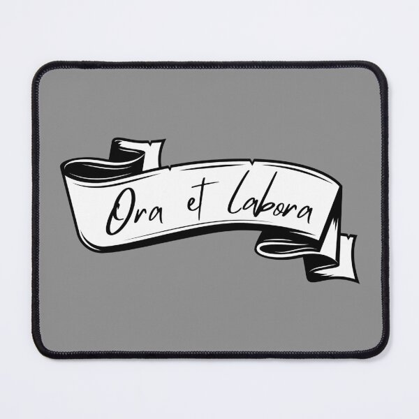 Item preview, Catholic phrase ora et labora designed and sold by natalisdesign.