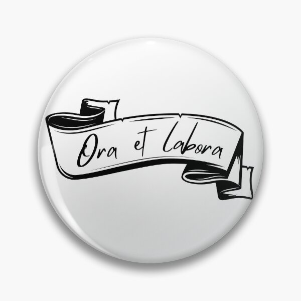 Item preview, Catholic phrase ora et labora designed and sold by natalisdesign.