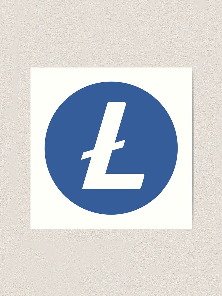 Litecoin Logo Cryptocurrency T-Shirt Litecoin Logo Cryptocurrency T-Shirt