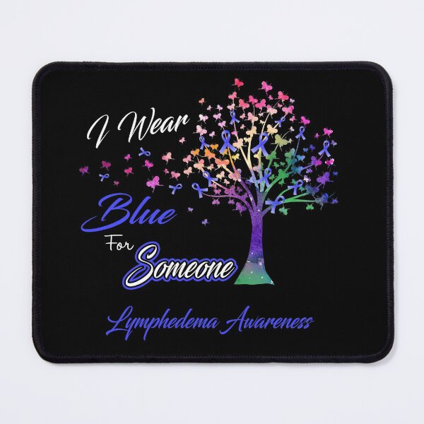 Item preview, Ribbon Tree I Wear Blue For Someone Lymphedema Awareness designed and sold by Tadmab.