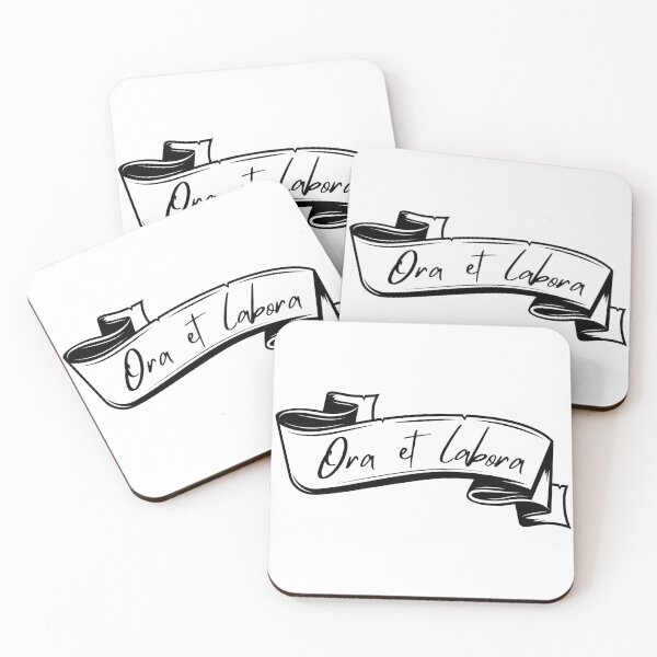 Item preview, Catholic phrase ora et labora designed and sold by natalisdesign.