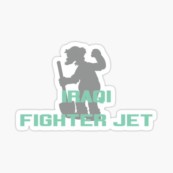 IRAQI FIGHTER JET Sticker