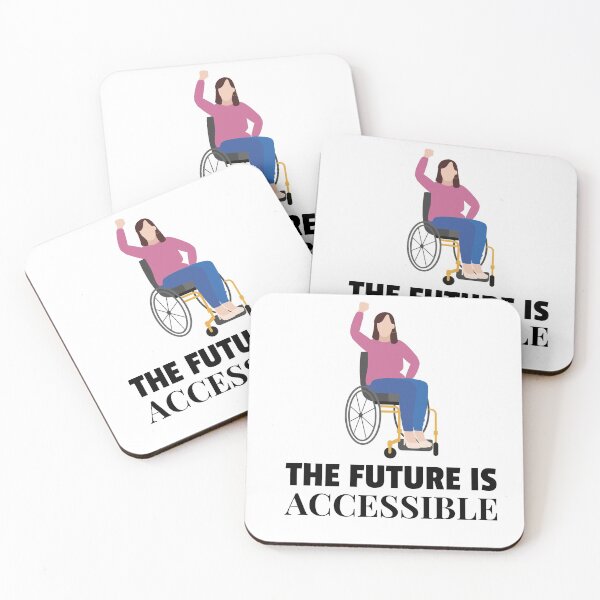 Item preview, THE FUTURE IS ACCESSIBLE  STICKER designed and sold by DiscoVibes.