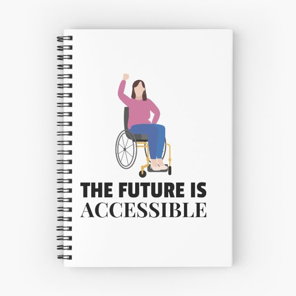 Item preview, THE FUTURE IS ACCESSIBLE  STICKER designed and sold by DiscoVibes.