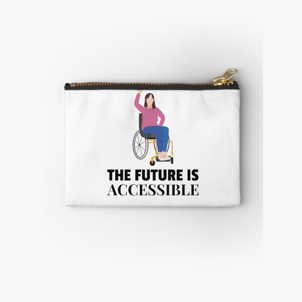Item preview, THE FUTURE IS ACCESSIBLE  STICKER designed and sold by DiscoVibes.