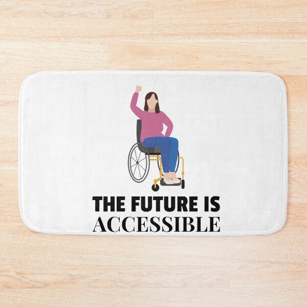 Item preview, THE FUTURE IS ACCESSIBLE  STICKER designed and sold by DiscoVibes.