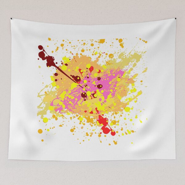 Item preview, Warm Toned Paint Splatter | Orange, Yellow, Pink, Red designed and sold by WordsToArt.