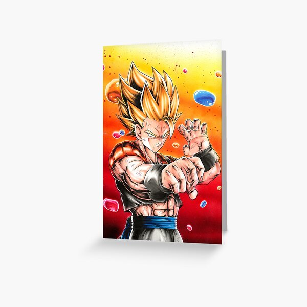 Gogeta ssj4 Greeting Card by Abyllion-art